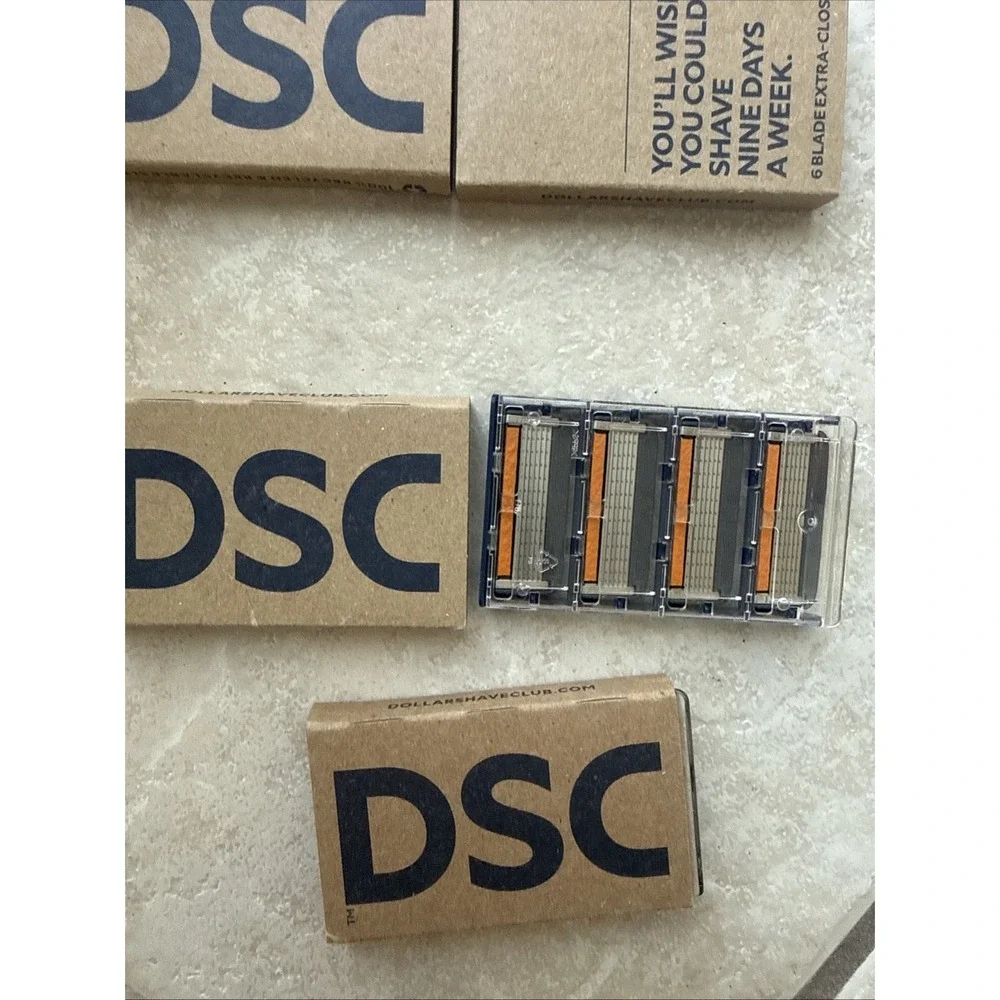 Dollar Shave Club | 6 Blade Razor Refills (16 Pack) | Extra Close NEW
